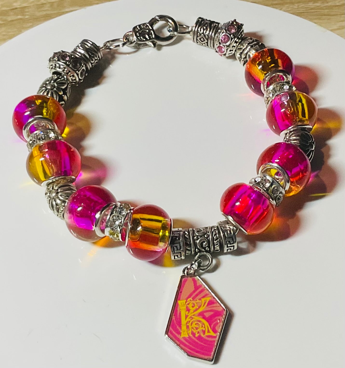 “K” Charm Bracelet