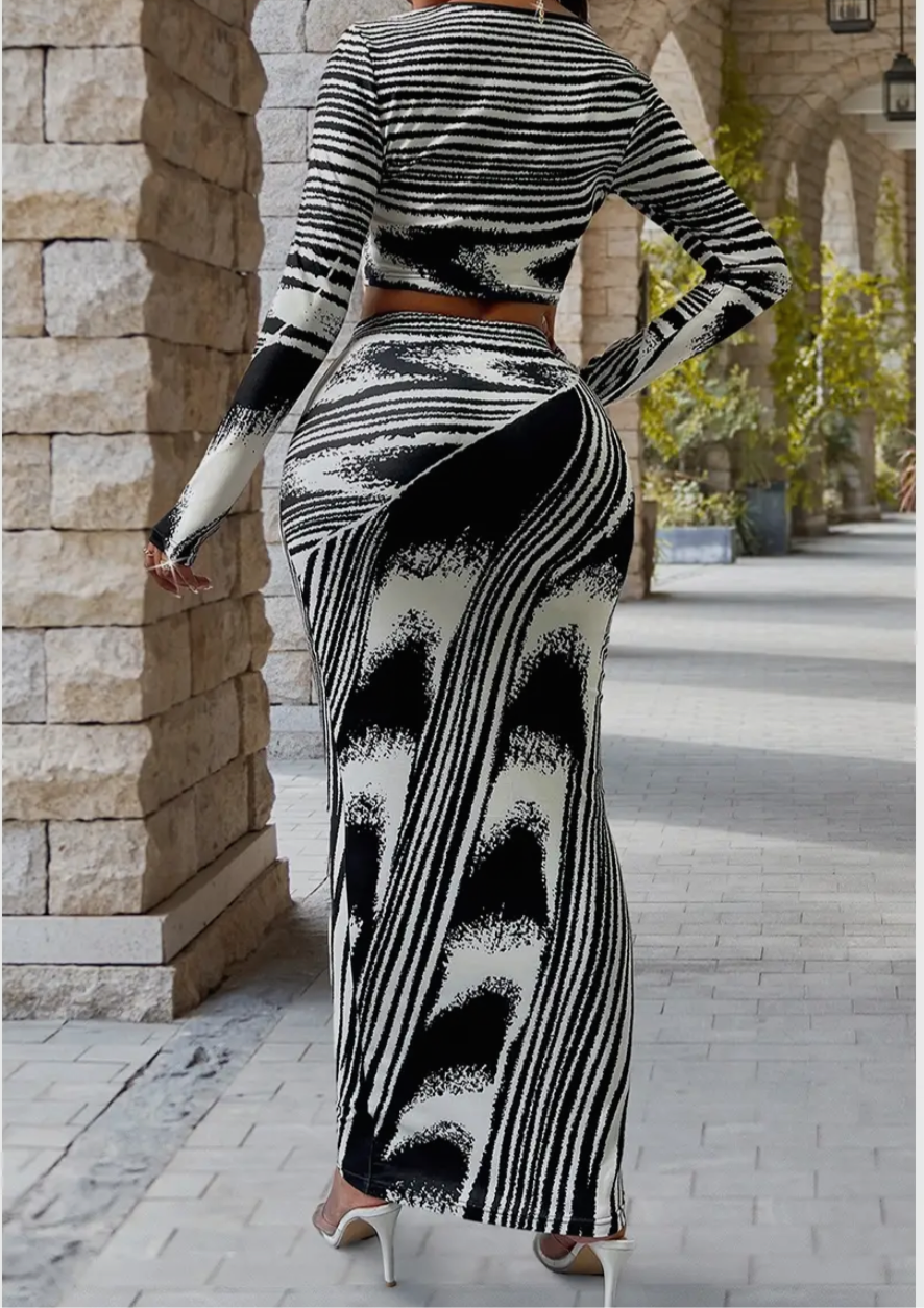 Two Piece Wrap Set