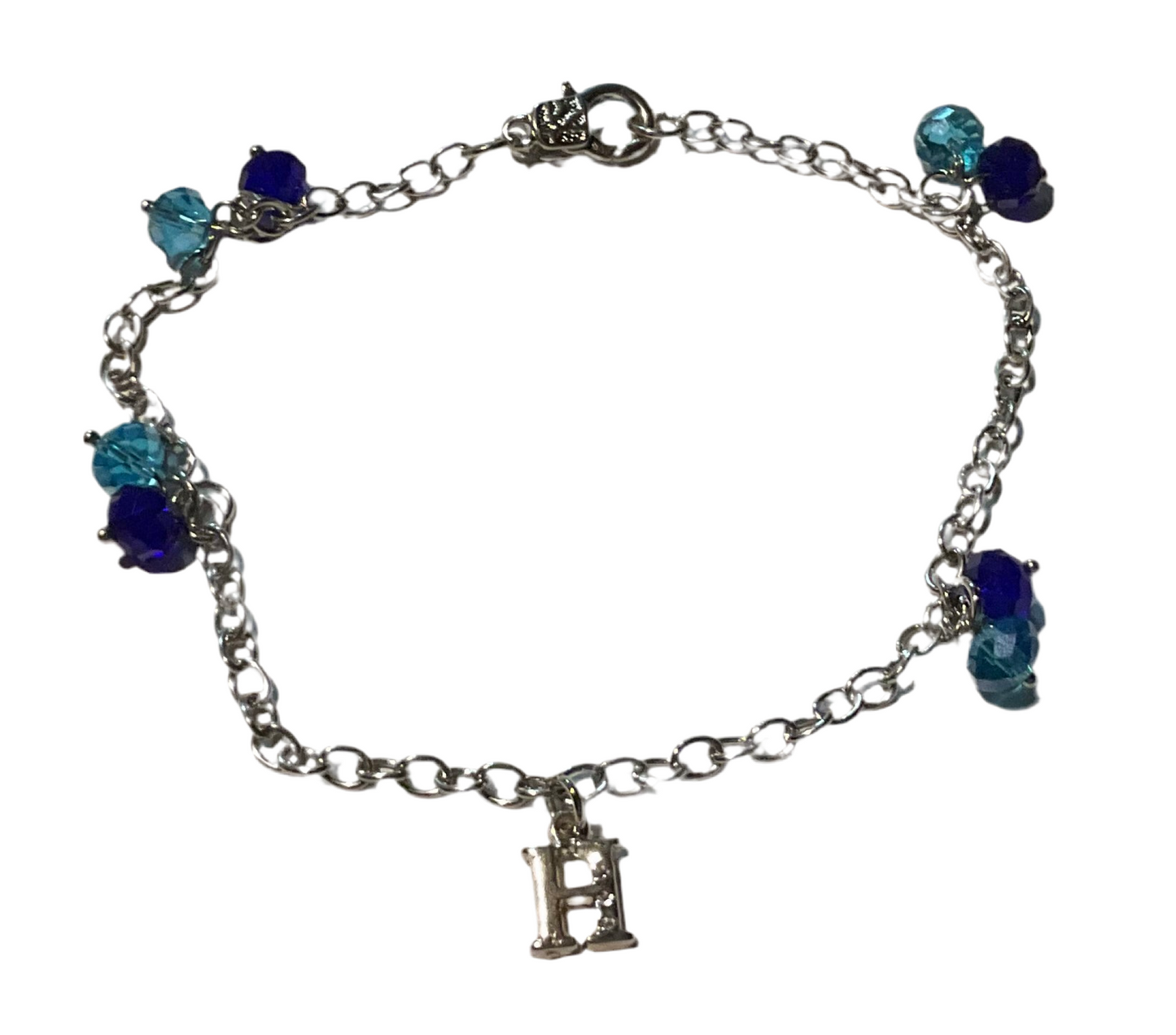 Small “H” Initial Anklet