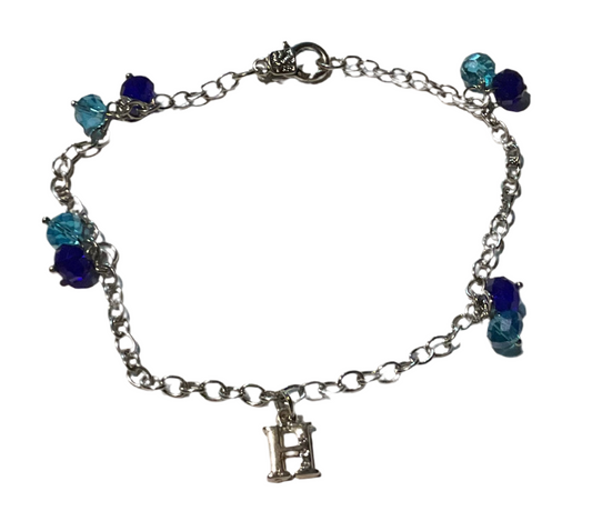 Small “H” Initial Anklet