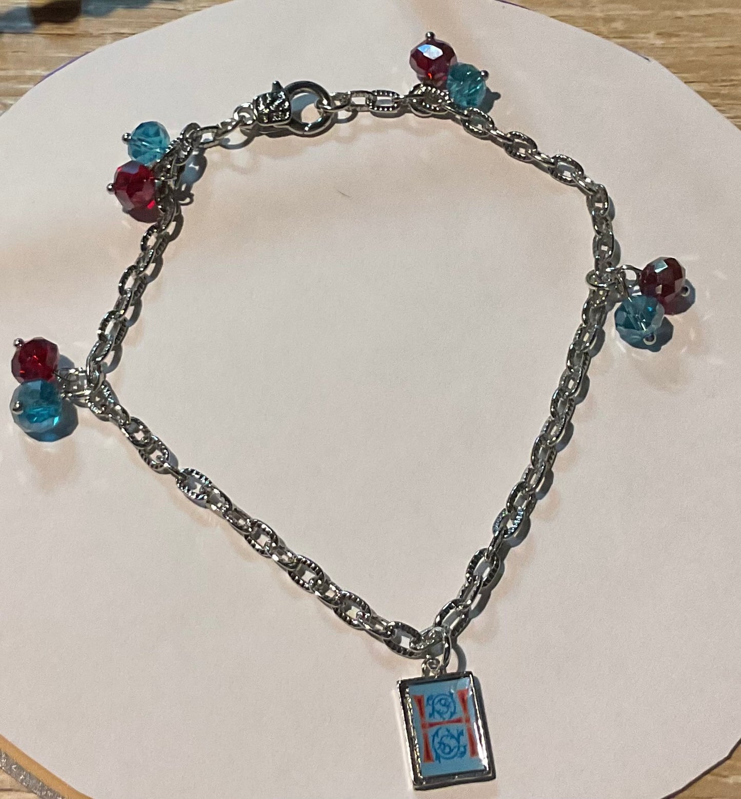 “H” Initial Anklet