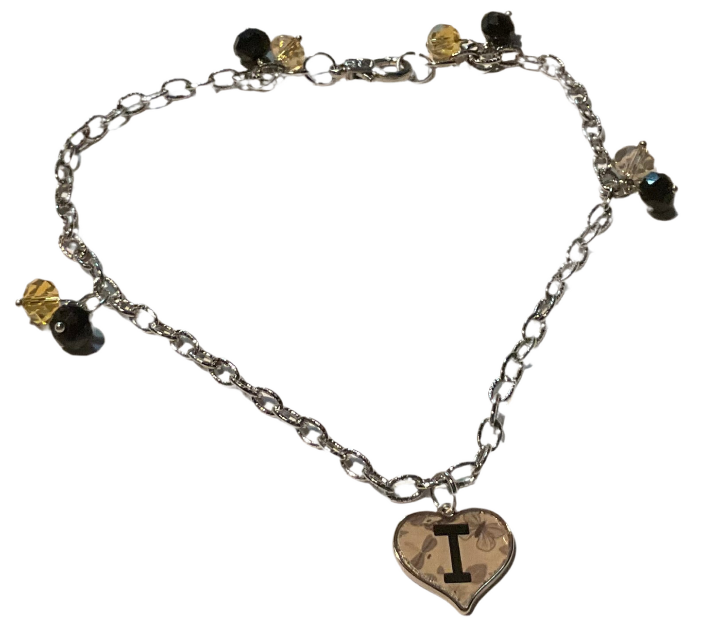 “I” Initial Anklet