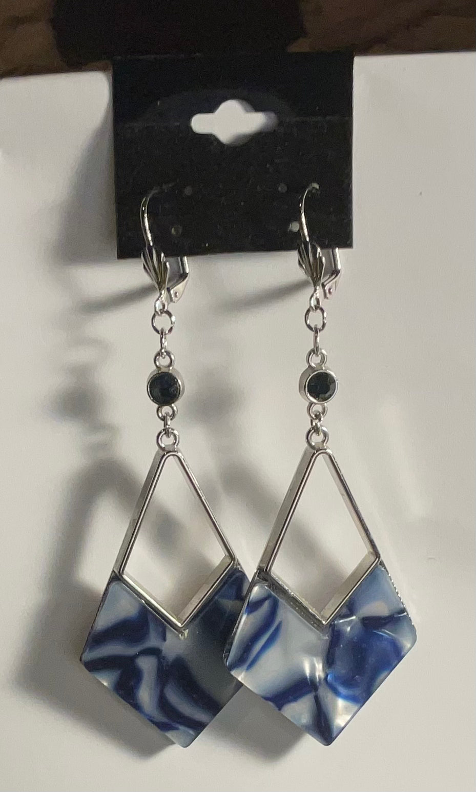 Cobalt Shell Earrings