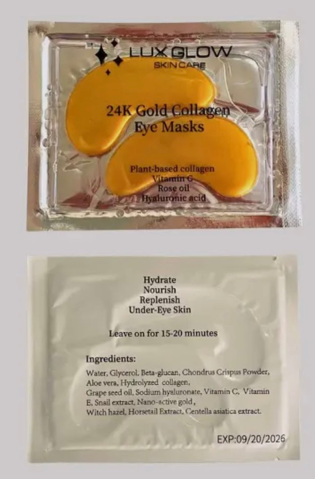24 K Gold Collagen Eye Masks